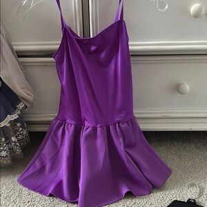 Vibrant Purple Spaghetti Strap costume
